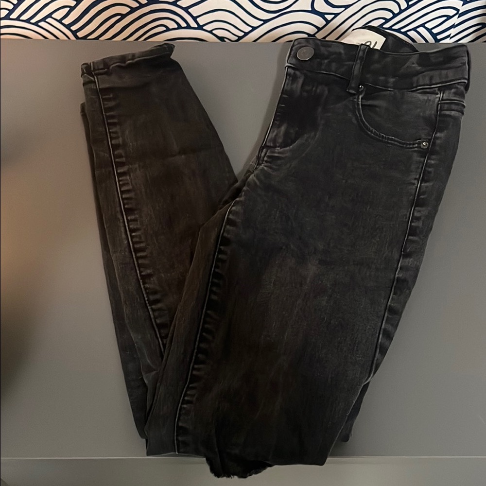 🔴Sale❗️Garage Knee-cut Black Jeans